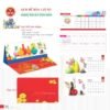 Lịch Để Bàn 2027 TD Mẫu TD45 (14 x 24cm) Xưởng In Ép Kim Nhũ Vàng Tận Gốc in logo doanh nghiệp quà tặng Tết tại Xưởng Quà Tặng Quang Vũ
