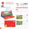 Lịch Để Bàn 2027 TD Mẫu TD47 (14 x 24cm) Xưởng In Ép Kim Nhũ Vàng Tận Gốc in logo doanh nghiệp quà tặng Tết tại Xưởng Quà Tặng Quang Vũ