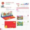 Lịch Để Bàn 2027 TD Mẫu TD49 (14 x 24cm) Xưởng In Ép Kim Nhũ Vàng Tận Gốc in logo doanh nghiệp quà tặng Tết tại Xưởng Quà Tặng Quang Vũ
