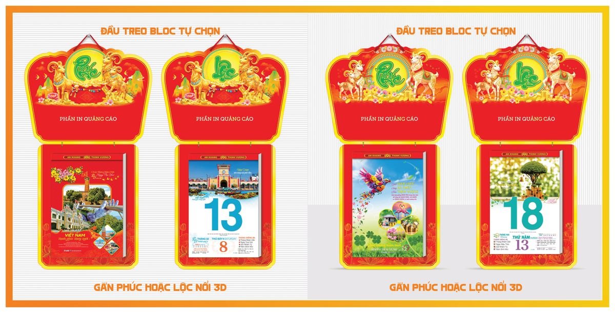 Lịch Bloc TPN 2027 TPNBLOC28 Xưởng In Ép Kim Nhũ Vàng Tận Gốc
