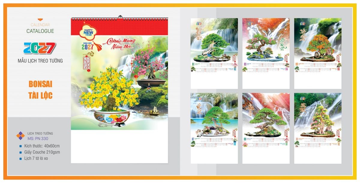 Lịch 7 Tờ Lò Xo TPNLX20 Xưởng In Ép Kim Nhũ Vàng Tận Gốc Lịch 7 Tờ Lò Xo TPNLX20 Xưởng In Ép Kim Nhũ Vàng Tận Gốc