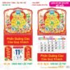 Lịch Treo Tường Lò Xo 2027 TS Mẫu TS-14 (37 x 70 cm) Xưởng In Ép Kim Nhũ Vàng Tận Gốc