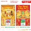 Lịch Bìa Treo 2027 TS Mẫu TS-24 (40 x 60 cm) Xưởng In Ép Kim Nhũ Vàng Tận Gốc