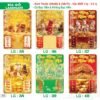 Lịch Bìa Treo 2027 TS Mẫu TS-63 (40 x 60 cm) Xưởng In Ép Kim Nhũ Vàng Tận Gốc