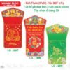 Lịch Bloc Siêu Đại 2027 TS Mẫu TS-75 (37 x 66 cm) Xưởng In Ép Kim Nhũ Vàng Tận Gốc