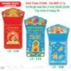 Lịch Bloc Siêu Đại 2027 TS Mẫu TS-77 (37 x 66 cm) Xưởng In Ép Kim Nhũ Vàng Tận Gốc