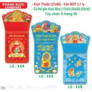 Lịch Bloc Siêu Đại 2027 TS Mẫu TS-77 (37 x 66 cm) Xưởng In Ép Kim Nhũ Vàng Tận Gốc