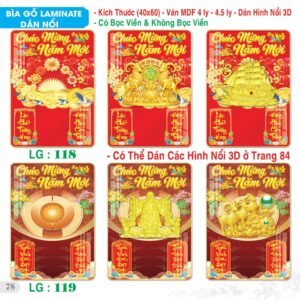 Lịch Bìa Treo 2027 TS Mẫu TS-79 (40 x 60 cm) Xưởng In Ép Kim Nhũ Vàng Tận Gốc