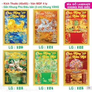 Lịch Bìa Treo 2027 TS Mẫu TS-80 (45 x 65 cm) Xưởng In Ép Kim Nhũ Vàng Tận Gốc