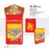 Lịch Bloc Siêu Cực Đại 2027 VL Mẫu VL02 (38 x 53 cm) Xưởng In Ép Kim Nhũ Vàng Tận Gốc in logo doanh nghiệp quà tặng Tết tại Xưởng Quà Tặng Quang Vũ