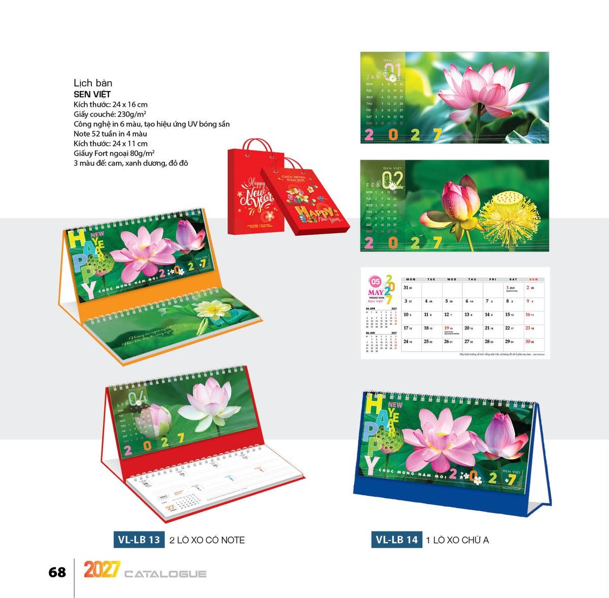 Lịch Bàn Chữ M (Có Note 52 Tuần) 2027 VL Mẫu VLLB13 (24 x 11cm) Xưởng In Ép Kim Nhũ Vàng Tận Gốc Lịch Bàn Chữ M (Có Note 52 Tuần) 2027 VL Mẫu VLLB13 (24 x 11cm) Xưởng In Ép Kim Nhũ Vàng Tận Gốc in logo doanh nghiệp quà tặng Tết tại Xưởng Quà Tặng Quang Vũ